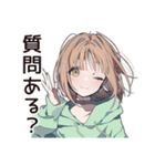 ゆるパーカーちゃん★講義あるある（個別スタンプ：10）