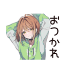 ゆるパーカーちゃん★講義あるある（個別スタンプ：14）