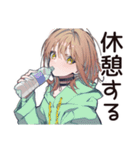 ゆるパーカーちゃん★講義あるある（個別スタンプ：15）