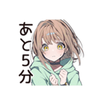 ゆるパーカーちゃん★講義あるある（個別スタンプ：16）