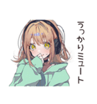 ゆるパーカーちゃん★講義あるある（個別スタンプ：21）