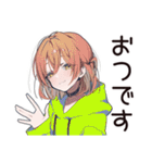 ゆるパーカーちゃん★講義あるある（個別スタンプ：23）