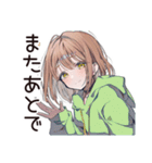 ゆるパーカーちゃん★講義あるある（個別スタンプ：39）