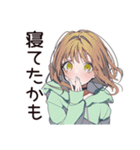 ゆるパーカーちゃん★講義あるある（個別スタンプ：40）