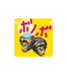 ハード＆キュート！カワかっこいいチンパン（個別スタンプ：8）