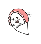 呑気なぷぅ 赤ちゃんver.（個別スタンプ：8）