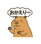 おっとりカピバラのやさしいスタンプ（個別スタンプ：23）