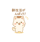 もちきつねのほっこり季節と共感のことば（個別スタンプ：3）