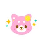 柴犬・花・漢字・和（個別スタンプ：12）
