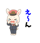 うさぎのタクシードライバー女子編（個別スタンプ：28）
