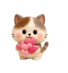 ずーっと使えるかわいいねこちゃん達✨3D✨（個別スタンプ：39）