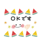 ＊夏＊シンプル＊ずっと使える＊スタンプ＊（個別スタンプ：1）