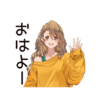 マイペース女子★おうち映画鑑賞（個別スタンプ：2）