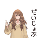 マイペース女子★おうち映画鑑賞（個別スタンプ：21）