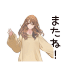 マイペース女子★おうち映画鑑賞（個別スタンプ：24）