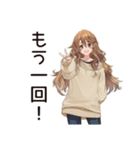 マイペース女子★おうち映画鑑賞（個別スタンプ：33）