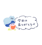 【省スペース】ネコかぶりちゃん、家族と♪（個別スタンプ：4）