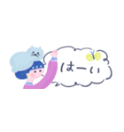 【省スペース】ネコかぶりちゃん、家族と♪（個別スタンプ：7）