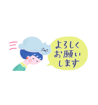 【省スペース】ネコかぶりちゃん、家族と♪（個別スタンプ：9）
