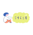 【省スペース】ネコかぶりちゃん、家族と♪（個別スタンプ：10）