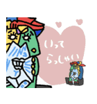 名画★おかえり＆いってらっしゃ★pocaママ（個別スタンプ：6）