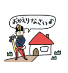 名画★おかえり＆いってらっしゃ★pocaママ（個別スタンプ：30）