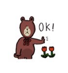 クマチョスの日常。（個別スタンプ：5）