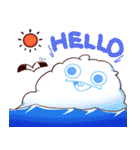 かんたんマーモット～夏～（個別スタンプ：1）