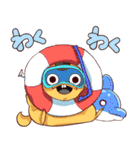 かんたんマーモット～夏～（個別スタンプ：18）