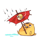 かんたんマーモット～夏～（個別スタンプ：22）