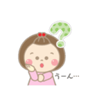 まんまるお顔の女のコ.1  日常会話 挨拶（個別スタンプ：33）