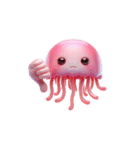 ピンククラゲがぼーっとしてる（個別スタンプ：13）