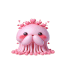 ピンククラゲがぼーっとしてる（個別スタンプ：29）