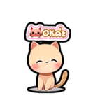 小さな猫が旅行します（個別スタンプ：10）