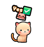 小さな猫が旅行します（個別スタンプ：18）