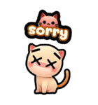 小さな猫が旅行します（個別スタンプ：20）