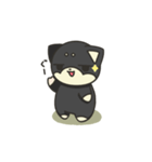 シバかりの日常スタンプ(黒柴ver.)（個別スタンプ：10）