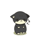 シバかりの日常スタンプ(黒柴ver.)（個別スタンプ：15）
