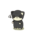 シバかりの日常スタンプ(黒柴ver.)（個別スタンプ：18）