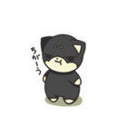 シバかりの日常スタンプ(黒柴ver.)（個別スタンプ：20）