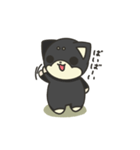 シバかりの日常スタンプ(黒柴ver.)（個別スタンプ：21）