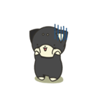 シバかりの日常スタンプ(黒柴ver.)（個別スタンプ：23）