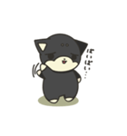 シバかりの日常スタンプ(黒柴ver.)（個別スタンプ：28）