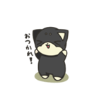 シバかりの日常スタンプ(黒柴ver.)（個別スタンプ：33）