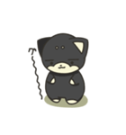シバかりの日常スタンプ(黒柴ver.)（個別スタンプ：38）