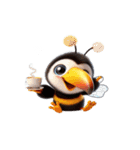 既読スルーのミツバチ鳥（個別スタンプ：1）