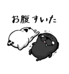 黒パグのくう〜8。ニコイチいつも一緒（個別スタンプ：28）