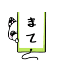 黒パグのくう〜8。ニコイチいつも一緒（個別スタンプ：37）