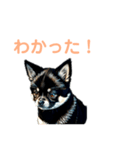 黒柴ちゃん、のんびり日和（個別スタンプ：17）