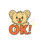 ぽっちゃりヨーキースタンプ（個別スタンプ：5）
